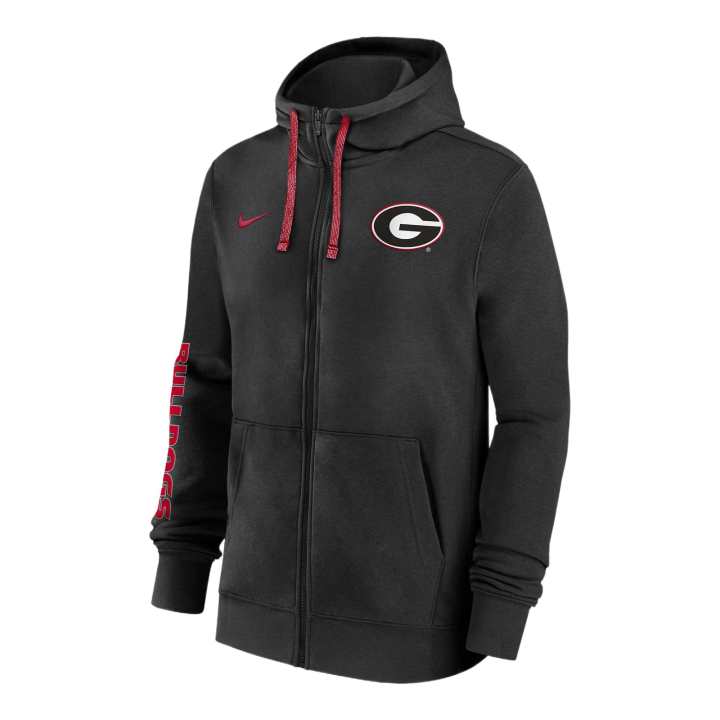 Nike Nike Georgia Bulldogs Sideline Team Issue Men's Nike College Full-Zip Hoodie