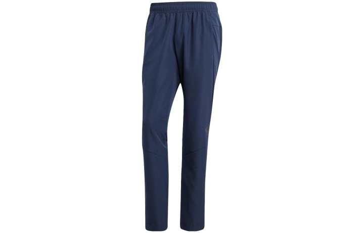 Adidas Adidas Knitted Sweatpants Men's Blue Moderate Straight Fit Pants
