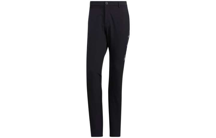 Adidas Adidas Casual Pants Men's Black Moderate Straight Fit Pants