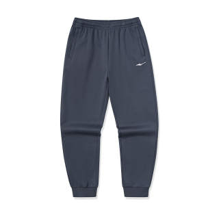 Erke Knitted Sweatpants Unisex Stranger Blue Thickened Cuffed Pants