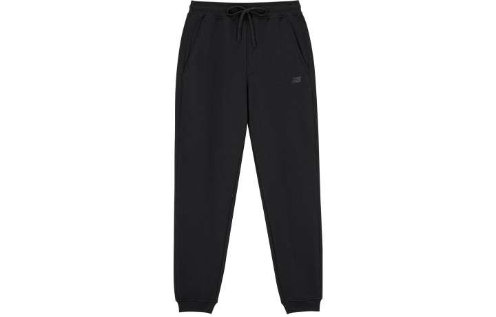 New Balance New Balance Knitted Sweatpants Men's Black Moderate Cuffed Pants