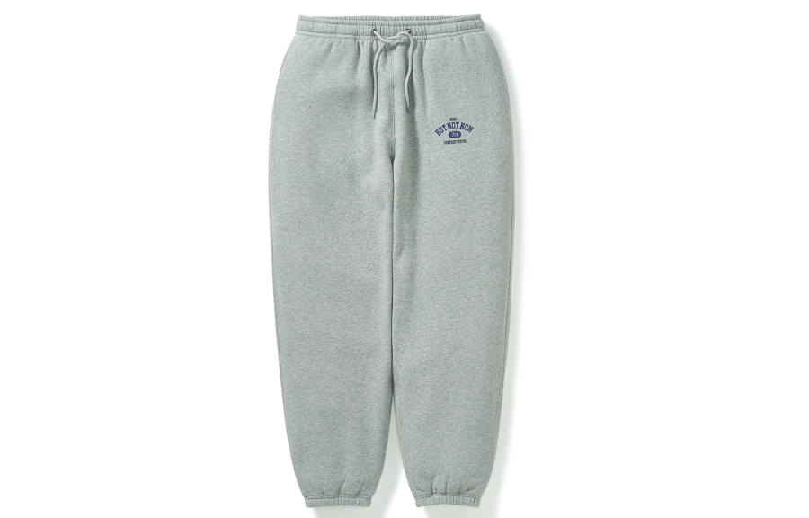 714STREET Knitted Sweatpants Unisex Thickened Cuffed Pants