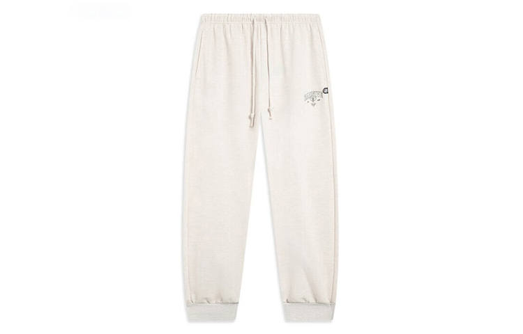 Li-Ning Li Ning Knitted Sweatpants Men's Light Gray
