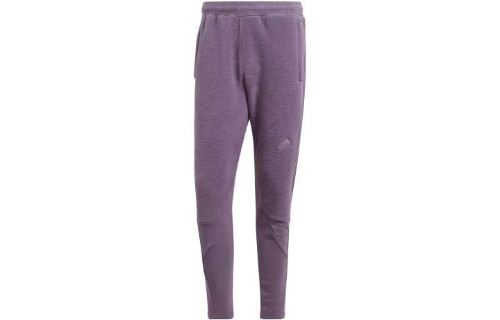 Adidas Adidas Knitted Sweatpants Men's Purple Thickened Tapered Pants