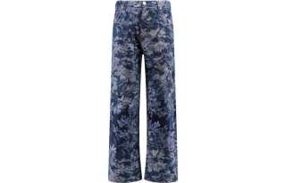 ETRO Floral jacquard Wide leg Jeans