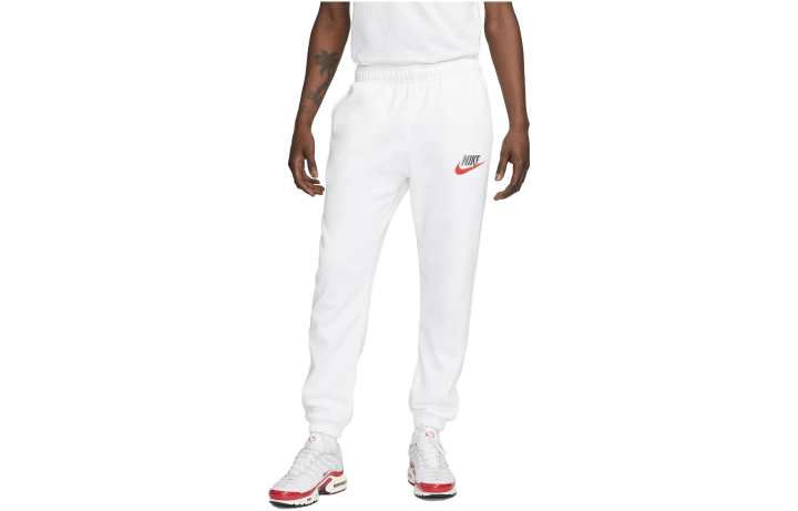 Nike Nike Knitted Sweatpants Men's White Moderate Cuffed Pants