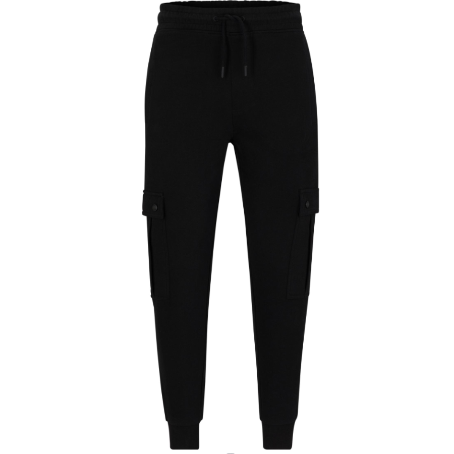 HUGO BOSS Knitted Sweatpants Men's Black