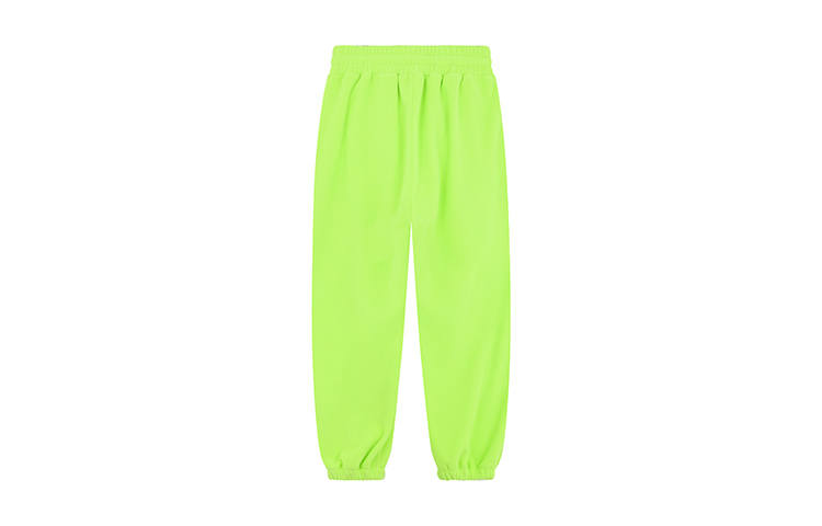 WE11DONE Knitted Sweatpants Unisex Lime Green Moderate Sweatpants