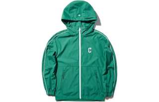 MLB Cleveland Indians Jackets Unisex Green Hooded Moderate Other