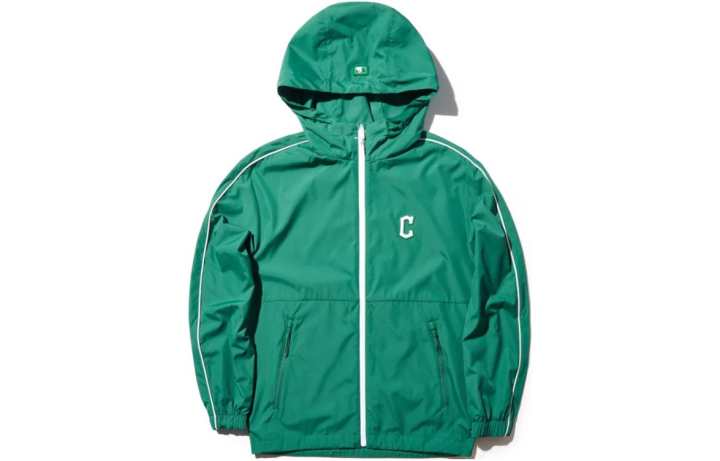 MLB MLB Cleveland Indians Jackets Unisex Green Hooded Moderate Other