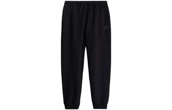 New Balance New Balance Knitted Sweatpants Men's Black Moderate Cuffed Pants
