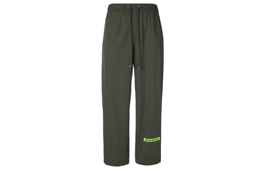Dickies Letter Print Casual Pants Men's Army Green