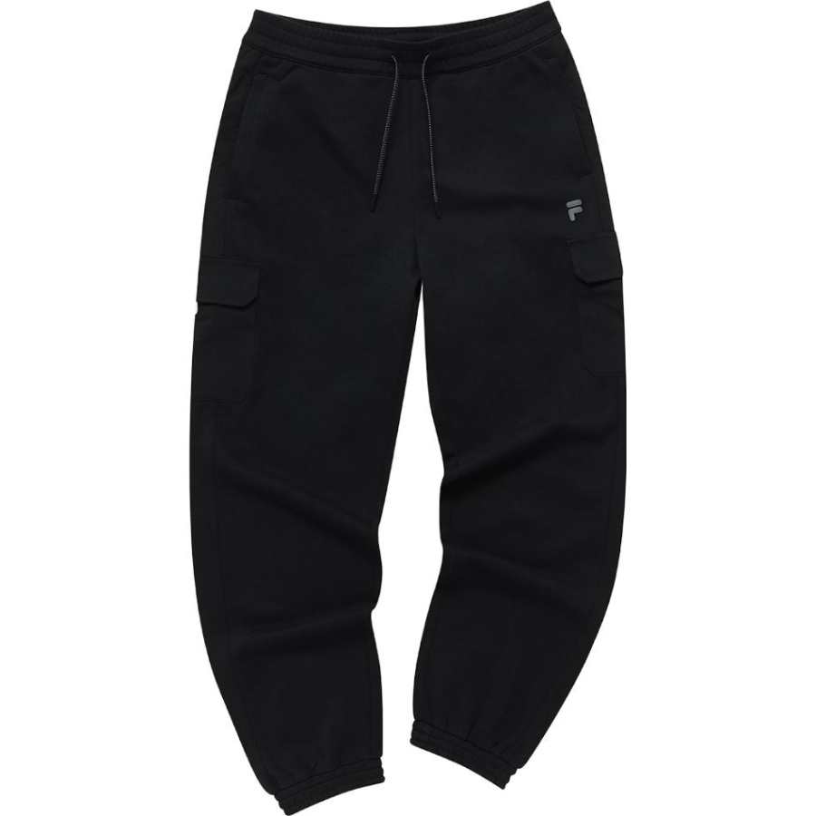 FILA FUSION STREET SPORT Knitted Sweatpants Men's Pitch Black