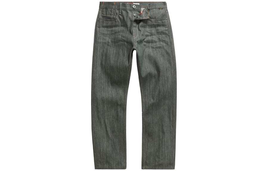 G-STAR RAW G STAR RAW Jeans Men's Dark Blue Black Moderate Straight Fit Pants