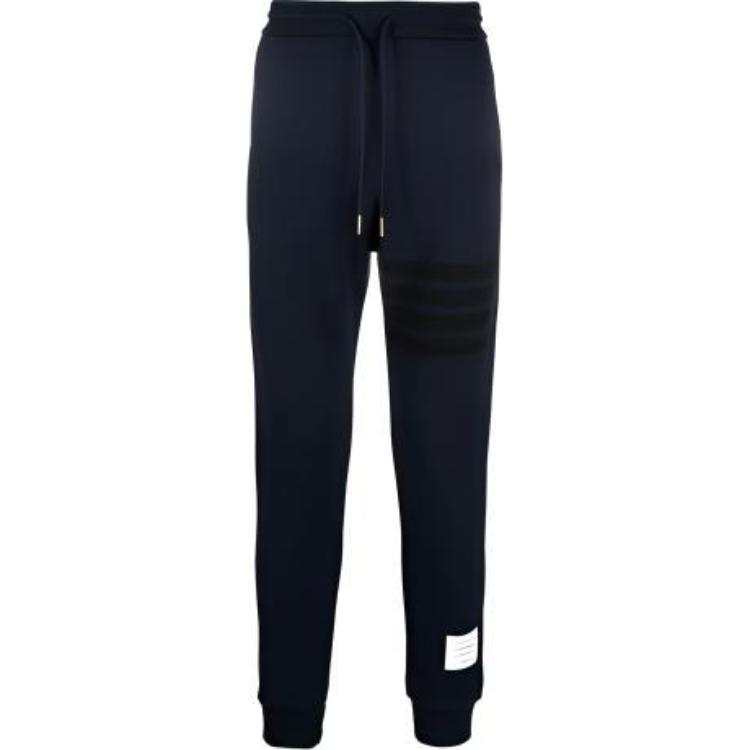 THOM BROWNE THOM BROWNE· Knitted Sweatpants Men's Blue
