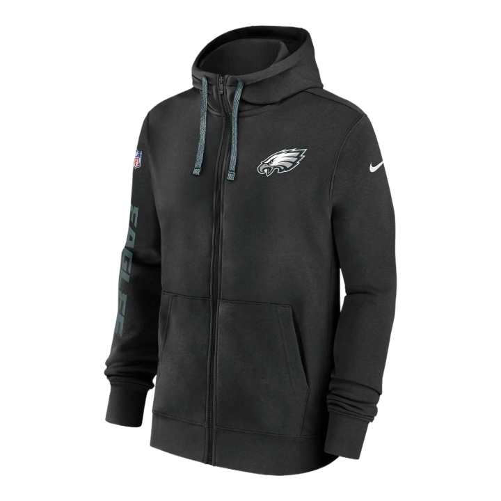 Nike Nike Philadelphia Eagles Sideline Team Issue Club Men's Nike Full Zip Hoodie