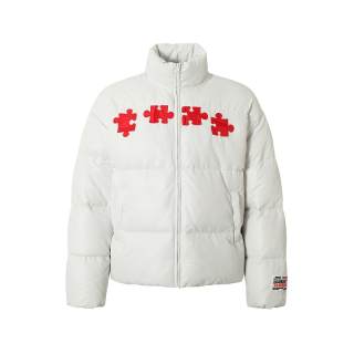 YADcrew Down Jackets Unisex Stand Collar Without Hood Thickened