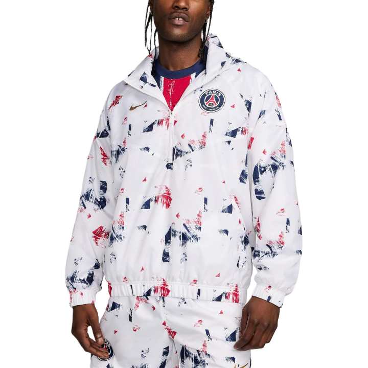 Nike Nike Paris Saint Germain FW24 Men's Nike Football Anorak Jacket Men's White