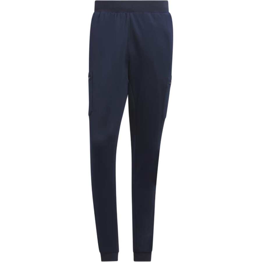 Adidas Adidas Knitted Sweatpants Men's Marine Blue Moderate Cuffed Pants