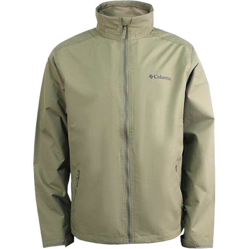 Columbia Jackets Men's Olive Stand Collar Moderate Other