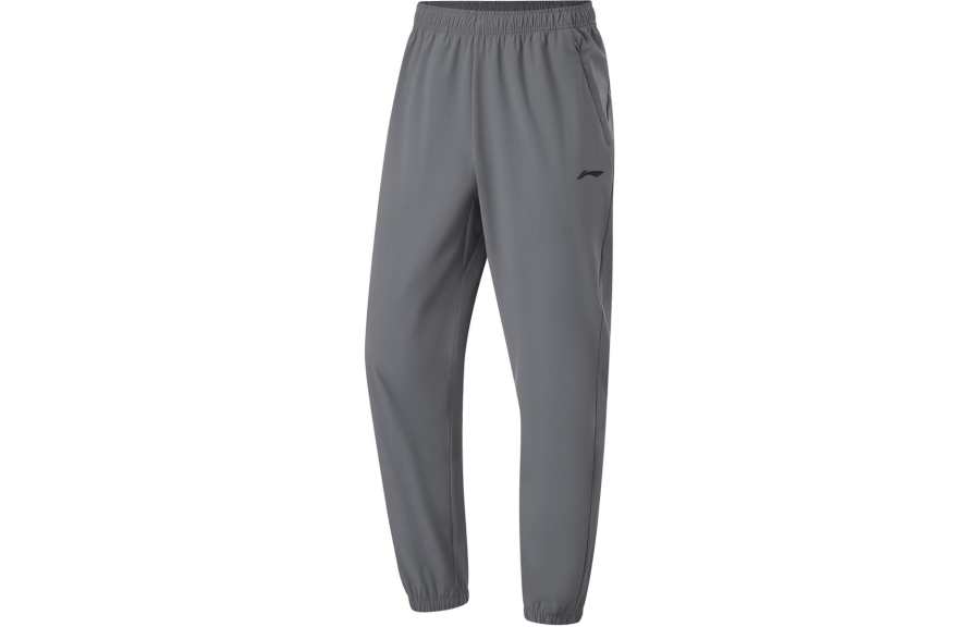 Li-Ning Li Ning Knitted Sweatpants Men's Iron Gray