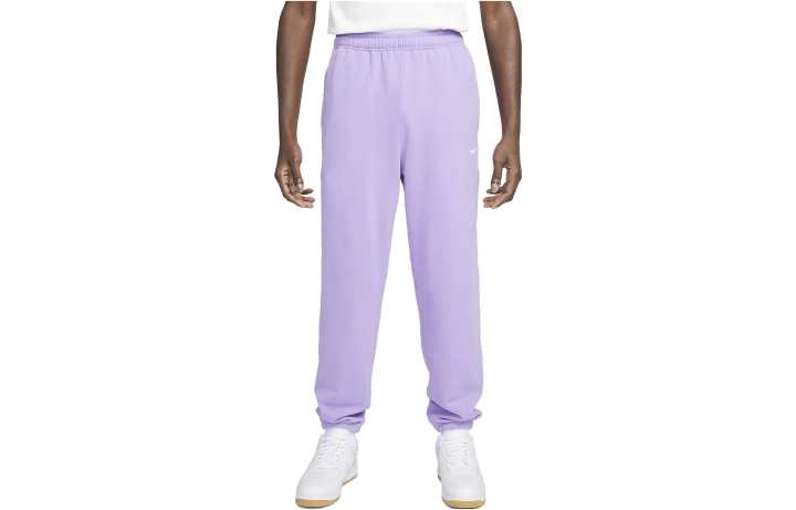 Nike Nike Knitted Sweatpants Men's Purple Moderate Cuffed Pants