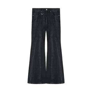TERRA INCOGNITA Jeans Unisex Black Moderate Flared Pants