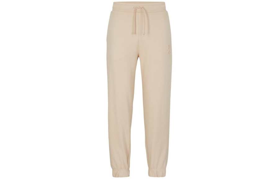 HUGO BOSS Knitted Sweatpants Men's Moderate Cuffed Pants