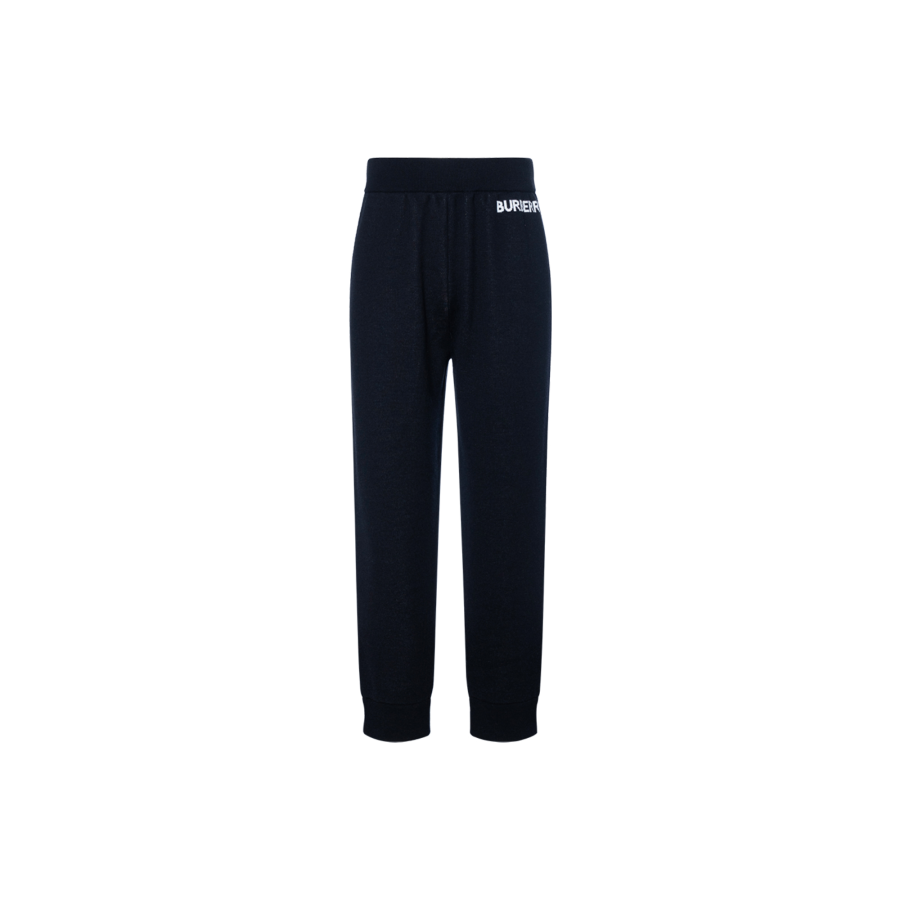 Burberry Logo-intarsia Wool-blend Track Pants