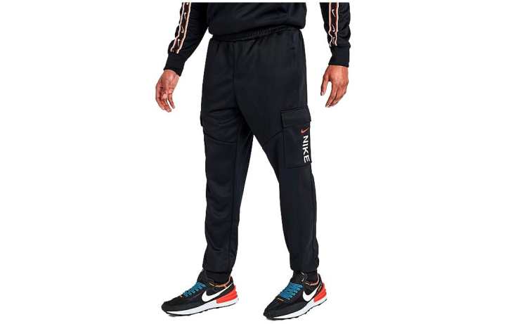 Nike Nike Knitted Sweatpants Men's Black Moderate Cuffed Pants