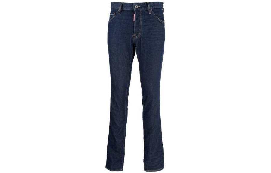 DSQUARED 2 Dsquared2 Logo Patch Straight Leg Jeans
