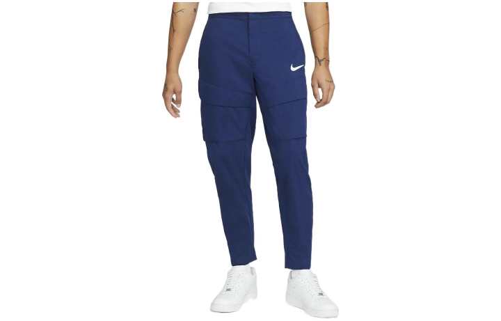 Nike Nike Casual Pants Men's Blue Moderate Straight Fit Pants