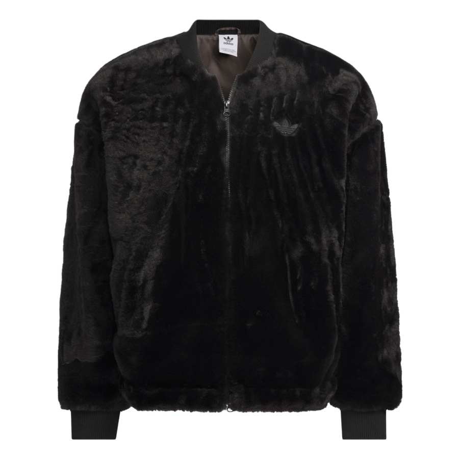 Adidas Originals FUR JACKET Jackets & Coats Unisex Black