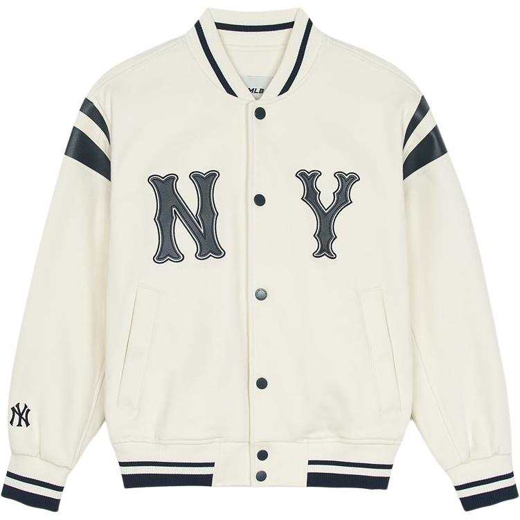 MLB New York Yankees Jackets Unisex Beige Baseball Collar Moderate Other