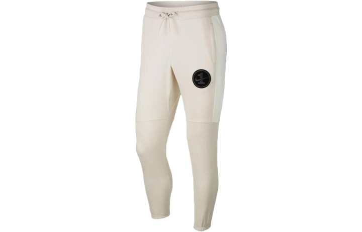 Nike Nike Knitted Sweatpants Men's Ecru Moderate Cuffed Pants