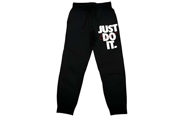 Nike Nike Letter Print Fleece Lined Elastic Cuff 'I Love You' Hoodie Knitted Sweatpants Men's