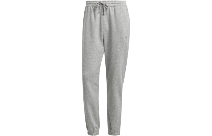 Adidas Adidas Knitted Sweatpants Men's Light Gray Moderate Cuffed Pants