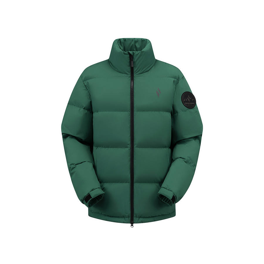 Skechers Elegant Diamond Collection Down Jacket Coat Unisex Pitch Black