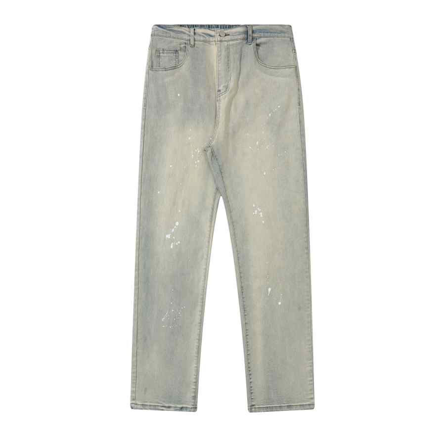 GNOMESHGH Jeans Unisex Moderate Straight Fit Pants