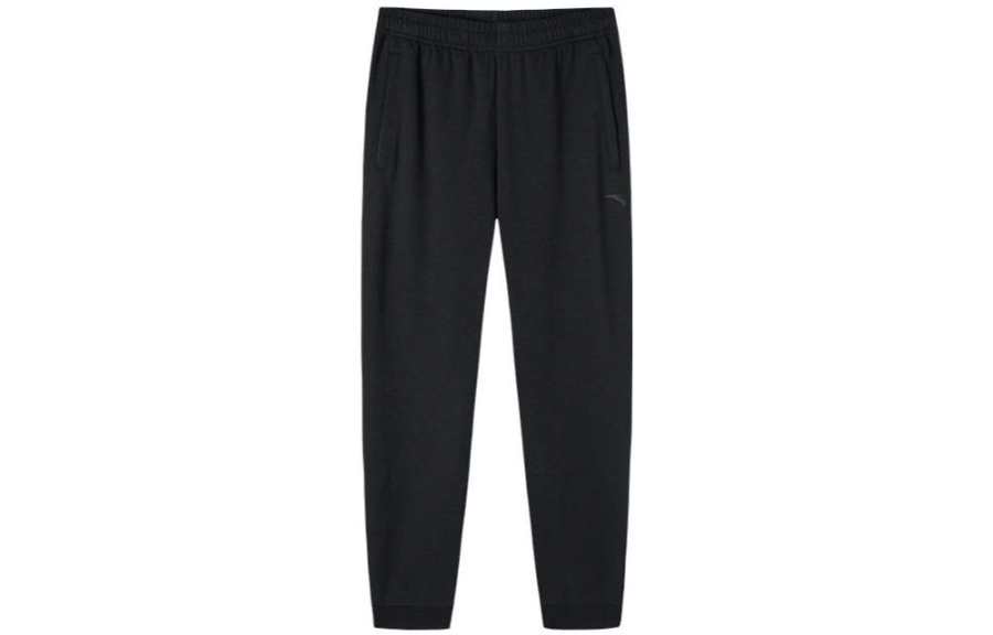 ANTA Variety Training Collection Casual Pants Men's Black Moderate Straight Fit Pants