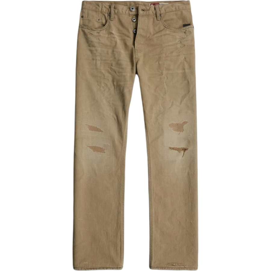 G-STAR RAW G STAR RAW Jeans Men's Khaki Moderate Straight Fit Pants