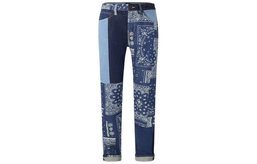 Lee Lee Jeans Men's Medium Blue Moderate Straight Fit Pants