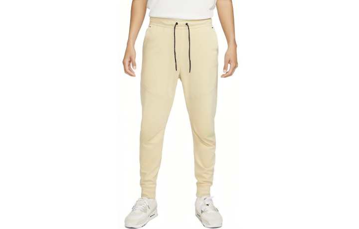 Nike Nike Knitted Sweatpants Men's Ecru Moderate Slim Fit Pants