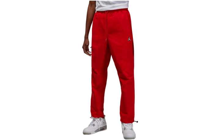 Jordan Jordan Knitted Sweatpants Men's Red Moderate Straight Fit Pants