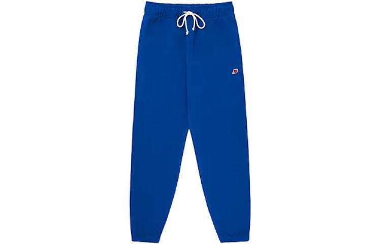 New Balance New Balance Made In USA Series Knitted Sweatpants Unisex Blue Moderate Cuffed Pants