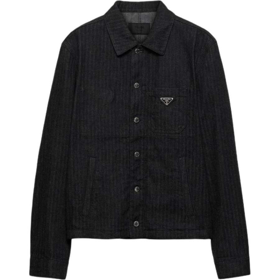 PRADA PRADA Chevron Denim Jacket