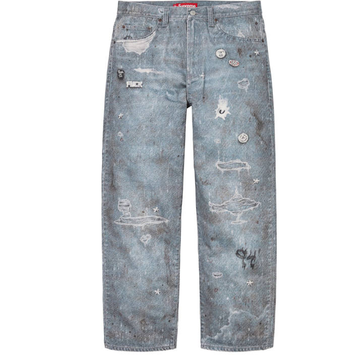 Supreme Supreme Hjr Trompe L'oeil Loose Fit Jean