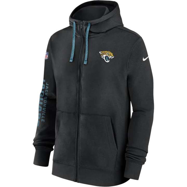 Nike Nike Jacksonville Jaguars Sideline Team Issue Club Men's Nike Full Zip Hoodie