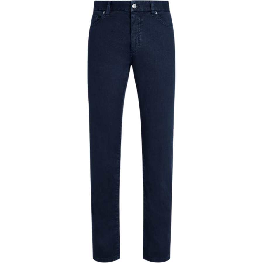 Ermenegildo Zegna Zegna Logo Patch Straight Leg Jeans