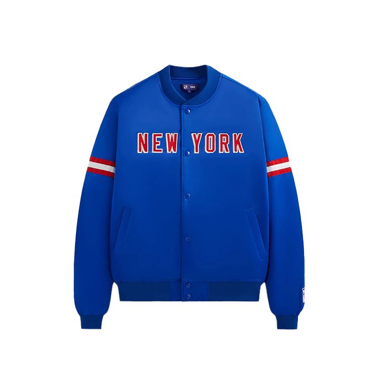 KITH KITH X New York Rangers Satin Bomber Jacket